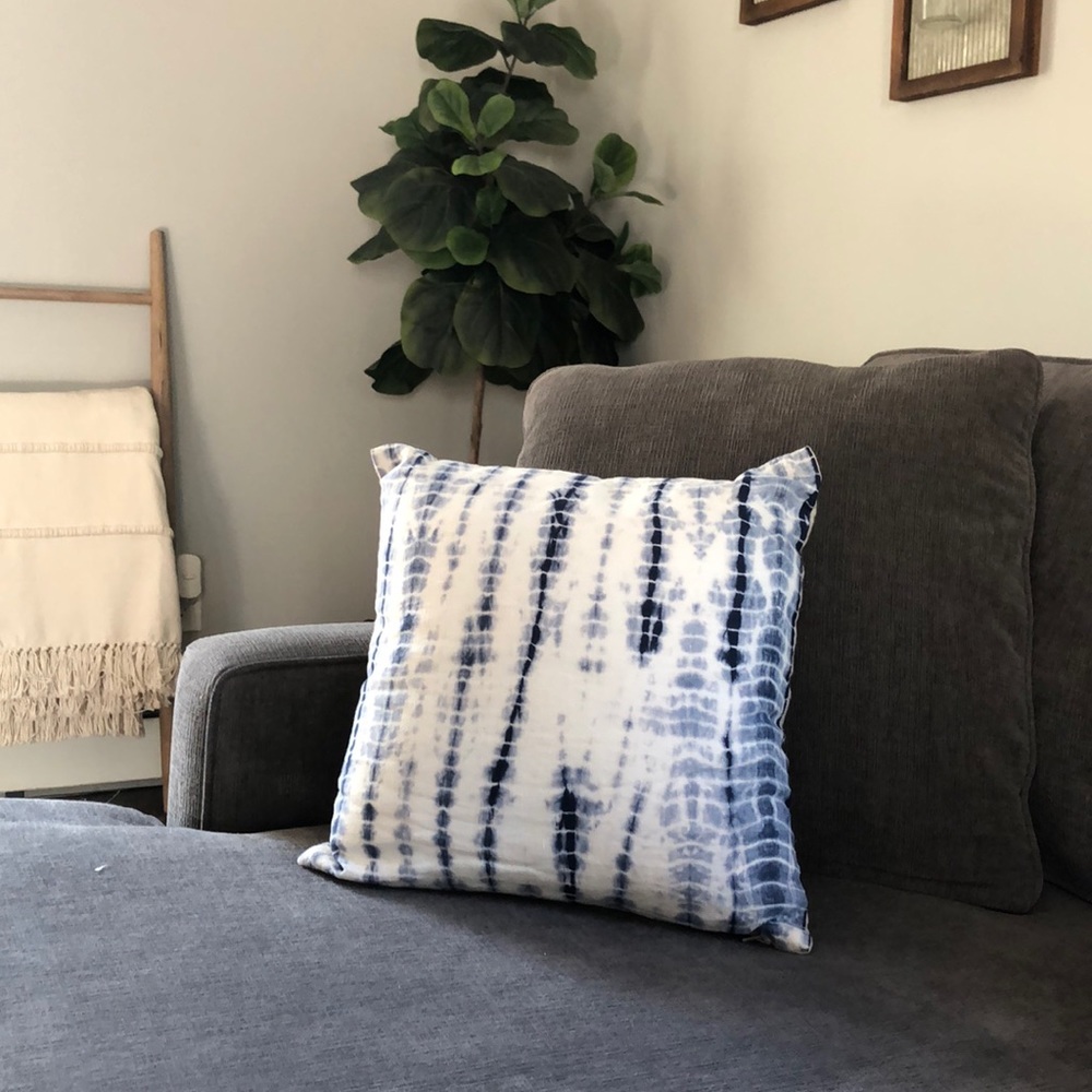 Urban Outfitters Blue & White pillow